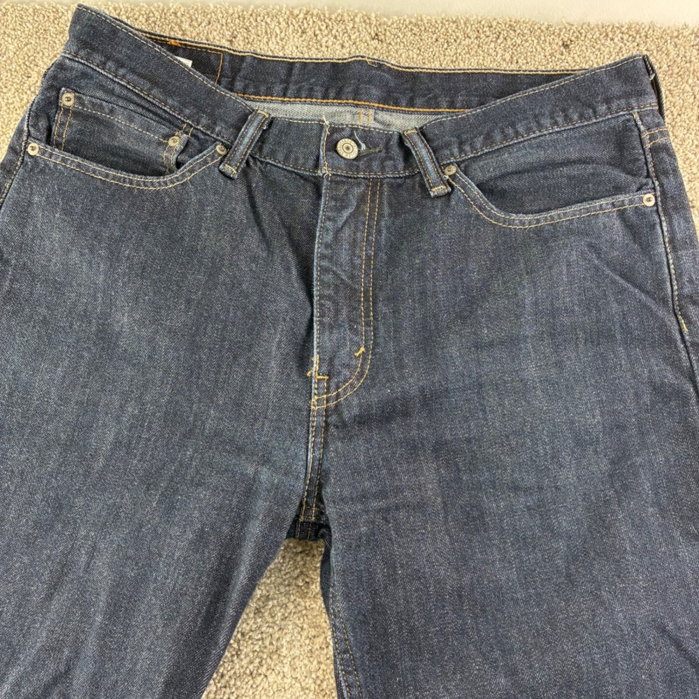 Levi Strauss Co 514 Mens 36x34 Dark Wash Straight Leg Jeans‎ Denim Pants Casual